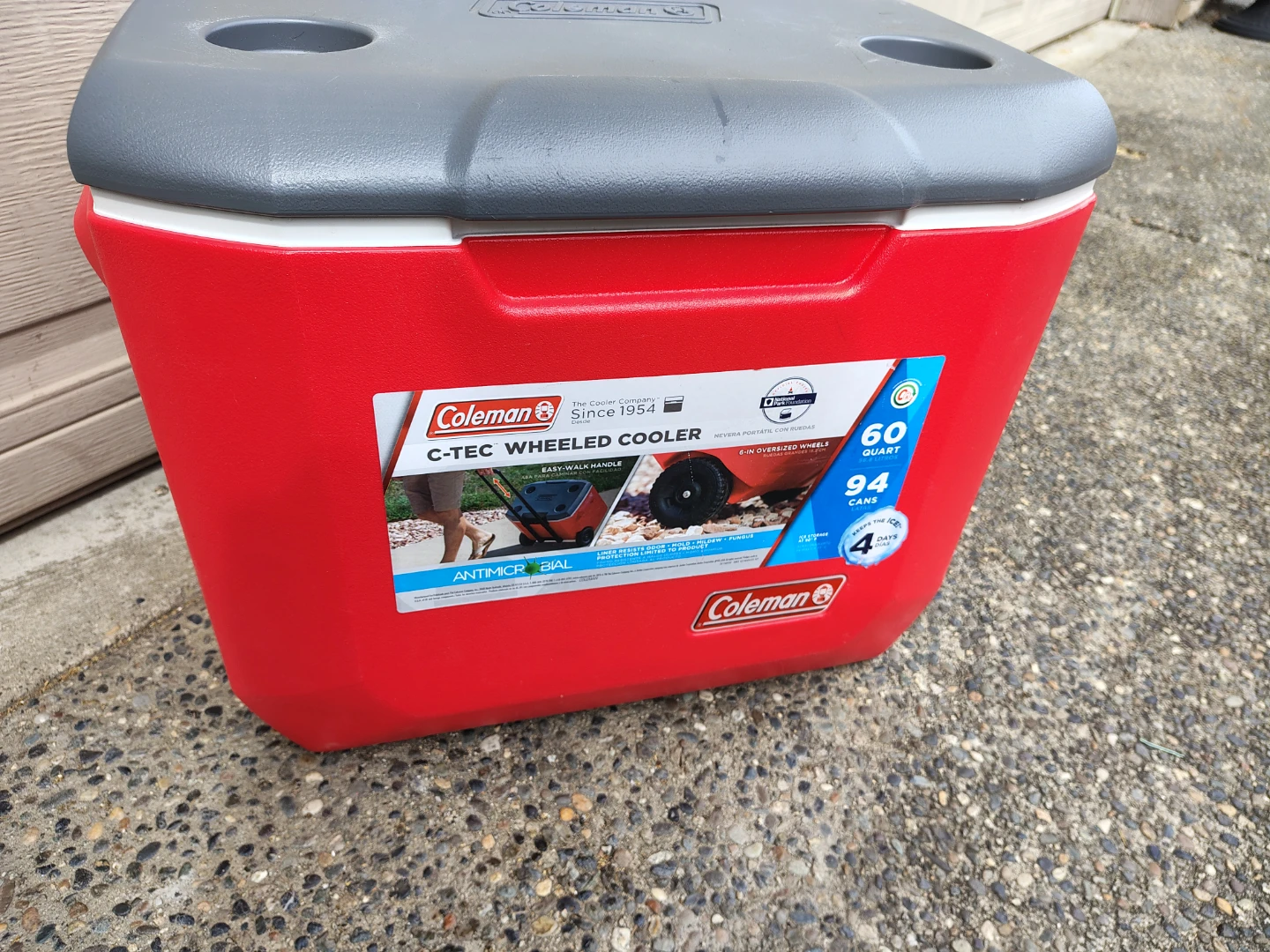 Coleman 60qt Wheeled Cooler with Drain 🥕 Like New - photo 5