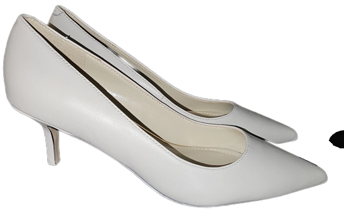 Nine West White Pointed Toe Heels Size 7⚽️ - photo 4