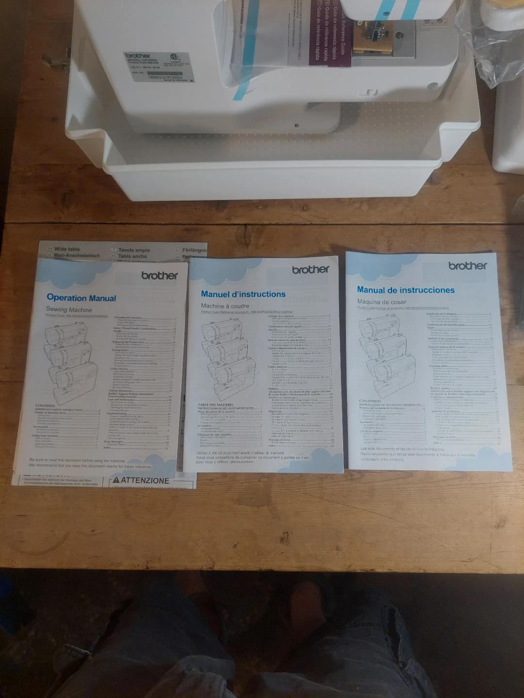Brother CS7000X Sewing Machine with Extension Table - photo 5
