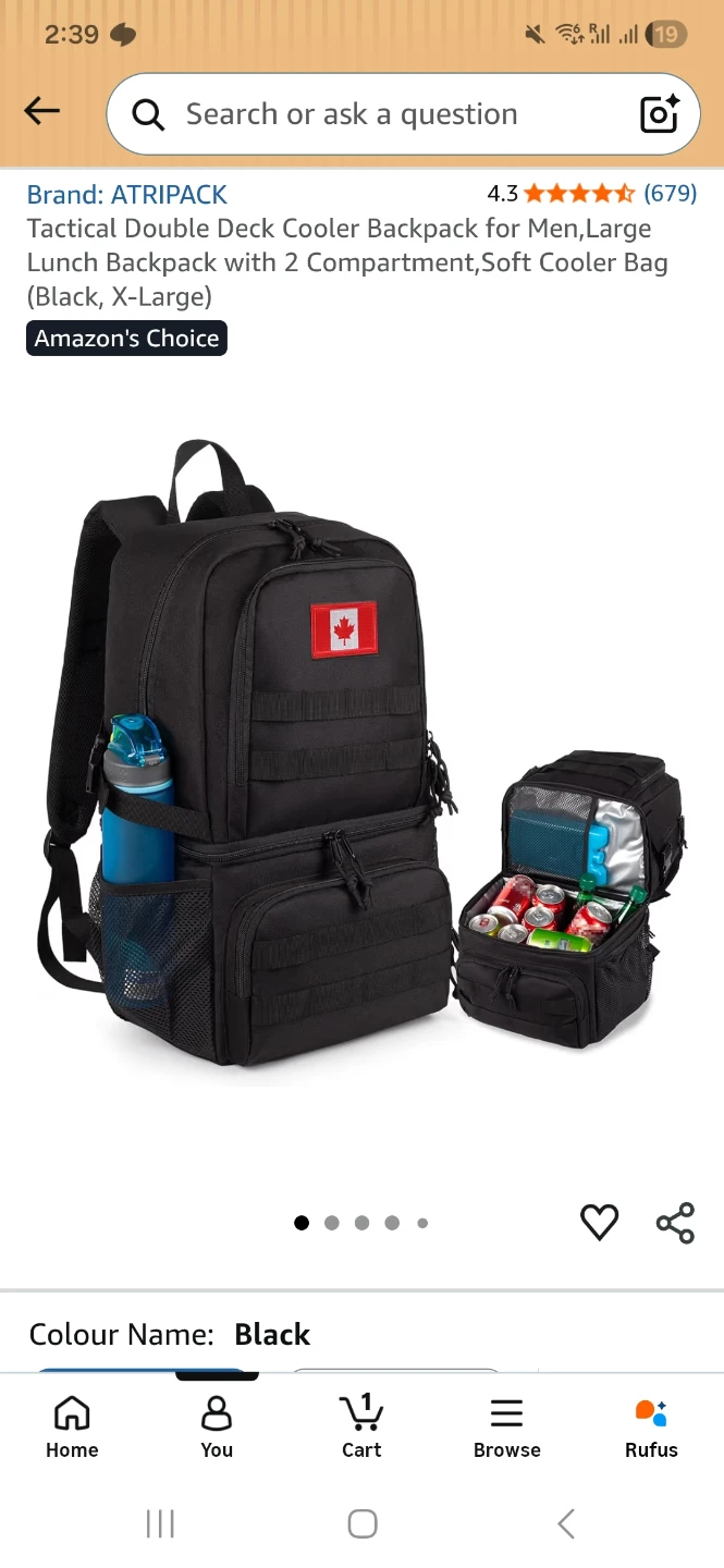 ATRIPACK Tactical Double Deck Cooler Backpack X-Large - photo 3