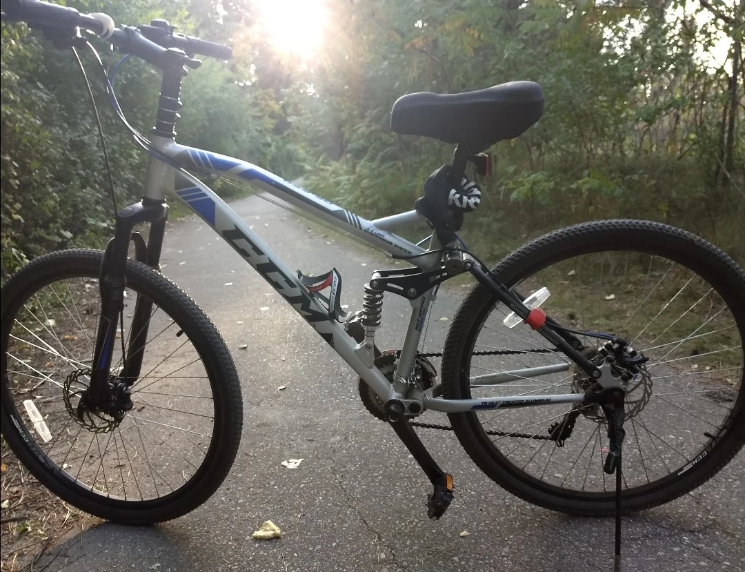 A bike with dual suspensions with a $ 50 free Mudguard - photo 4