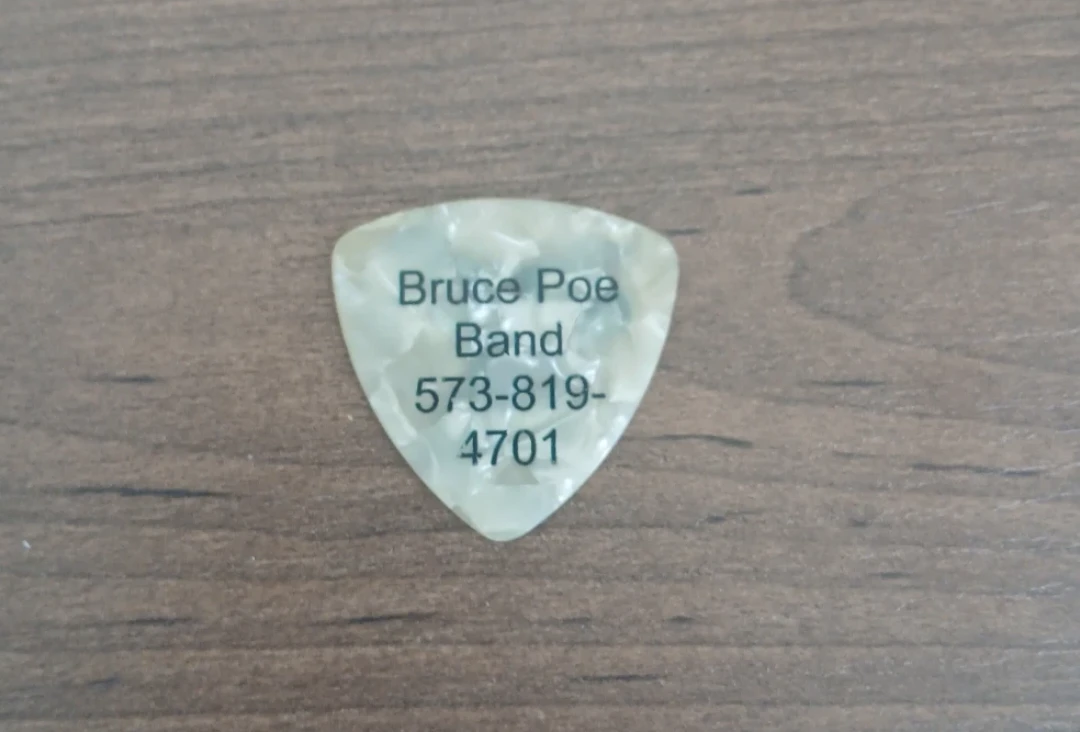 Bruce Poe Band Guitar Pick - photo 2