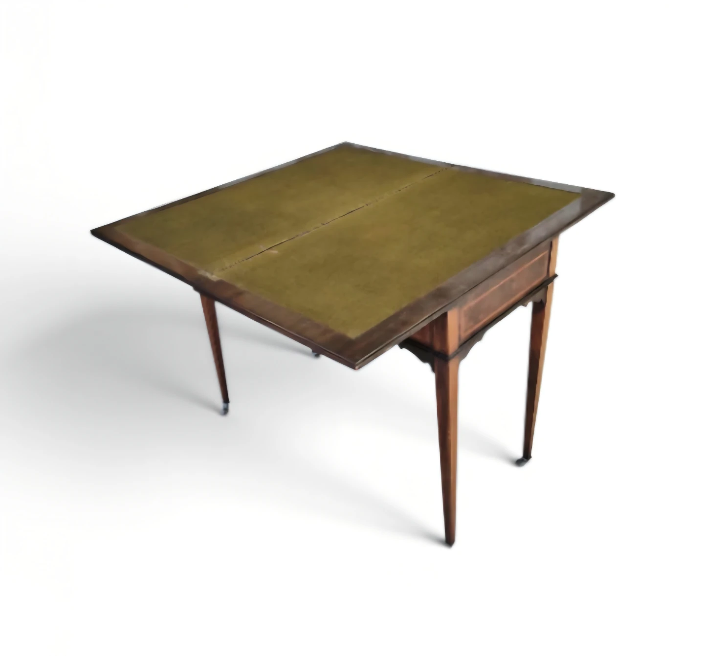 Antique Mahogany Folding Games/Hallway Table - photo 2