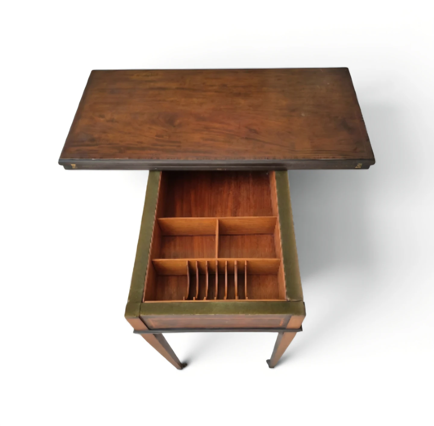 Antique Mahogany Folding Games/Hallway Table - photo 4