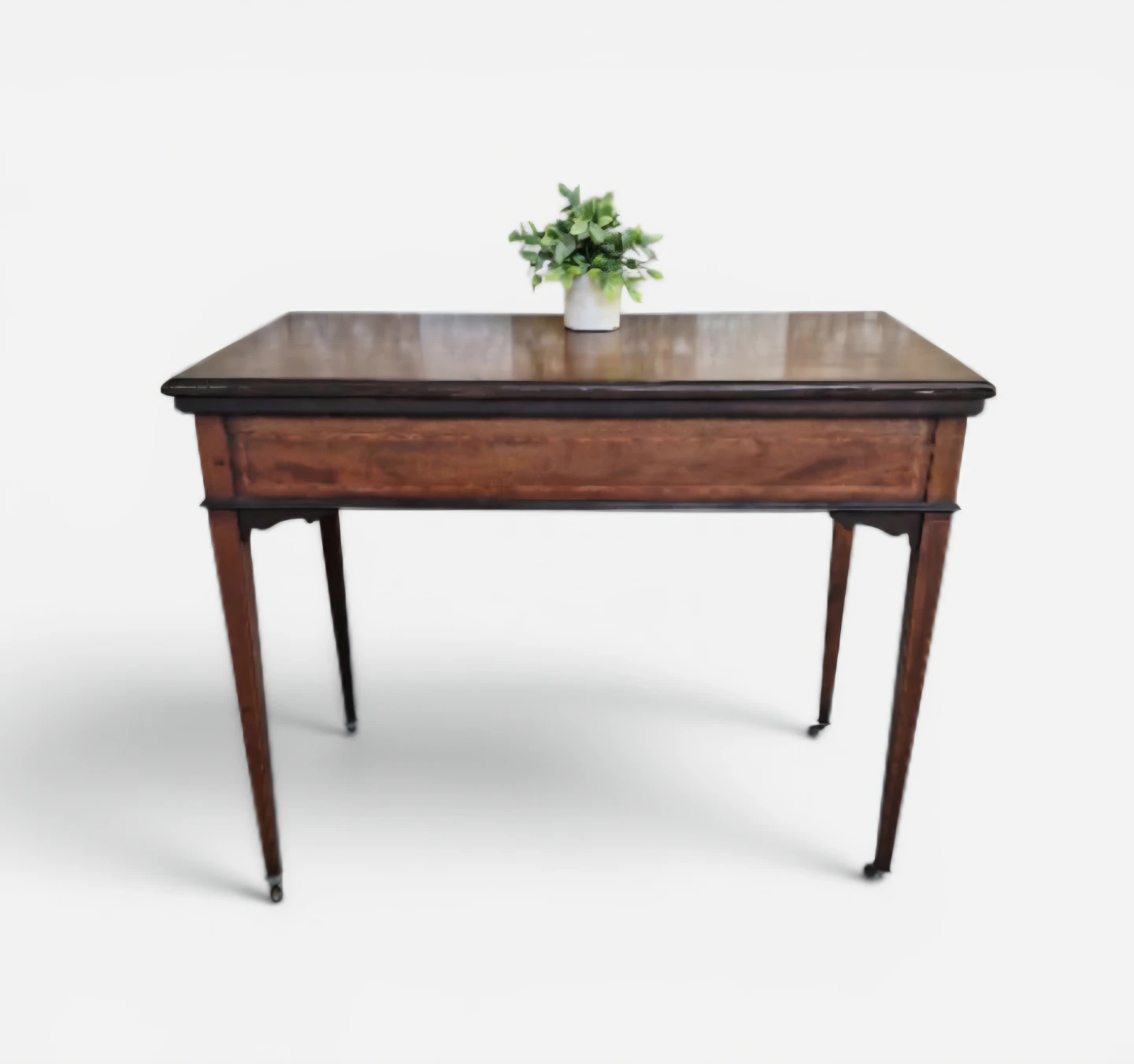 Antique Mahogany Folding Games/Hallway Table - photo 5
