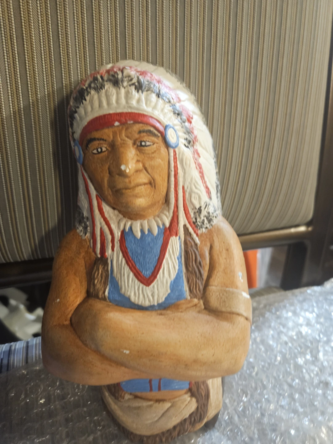 Native American Chief Figurine - photo 4