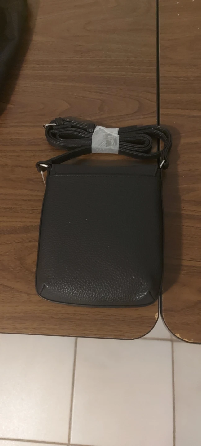 Tahari Black Faux Leather Crossbody Phone Bag - photo 2