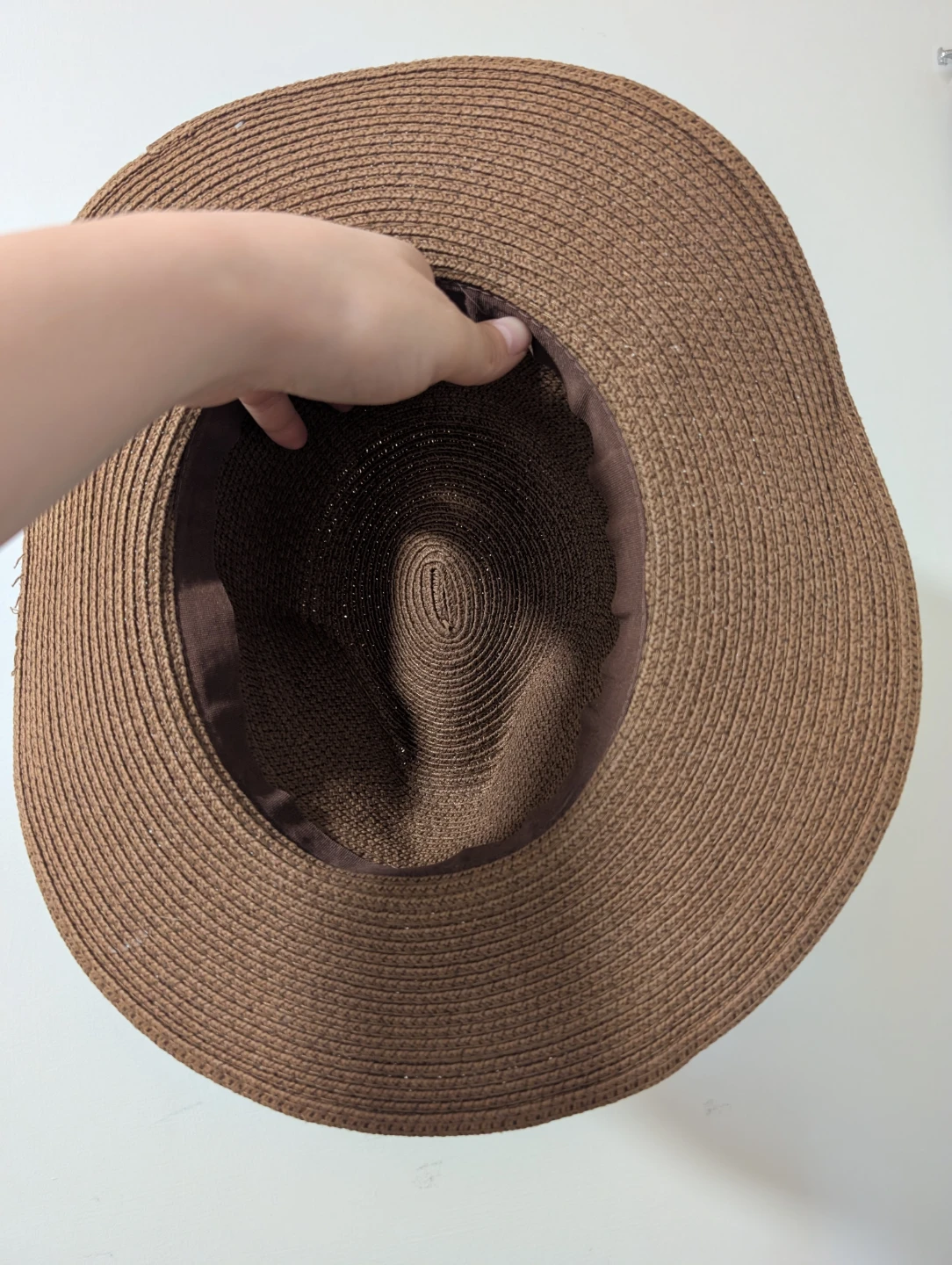 Brown Wide Brim Sun Hat with Decorative Band - photo 3