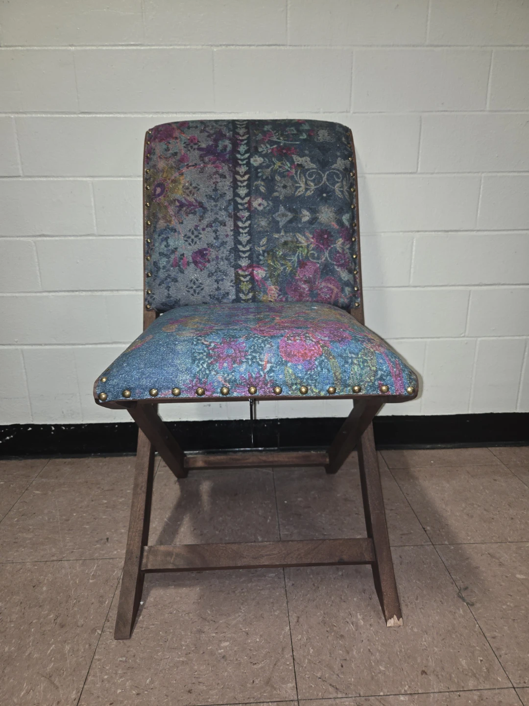 Natural Life Boho Patchwork Folding Accent Chair - photo 2
