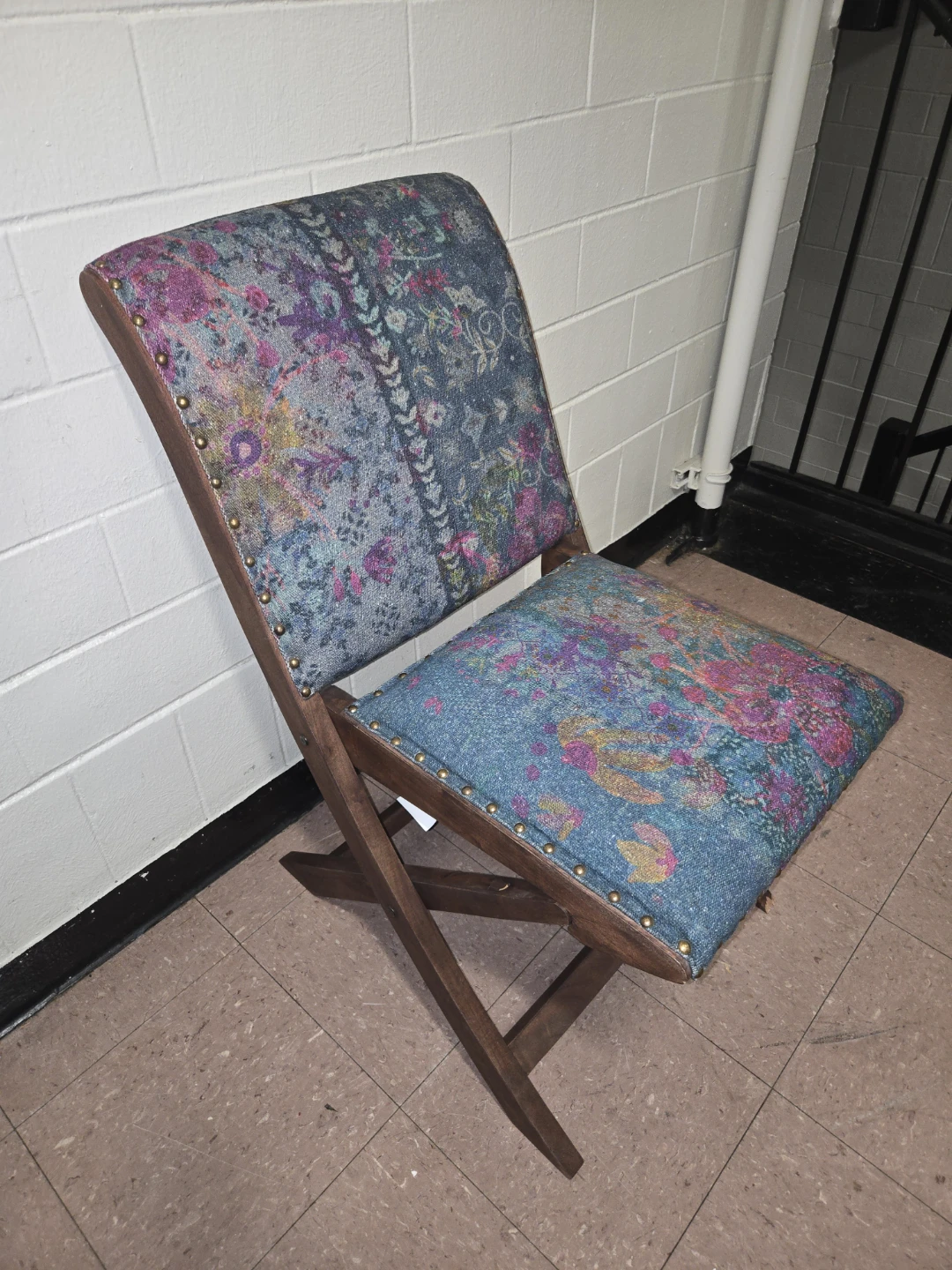 Natural Life Boho Patchwork Folding Accent Chair - photo 4