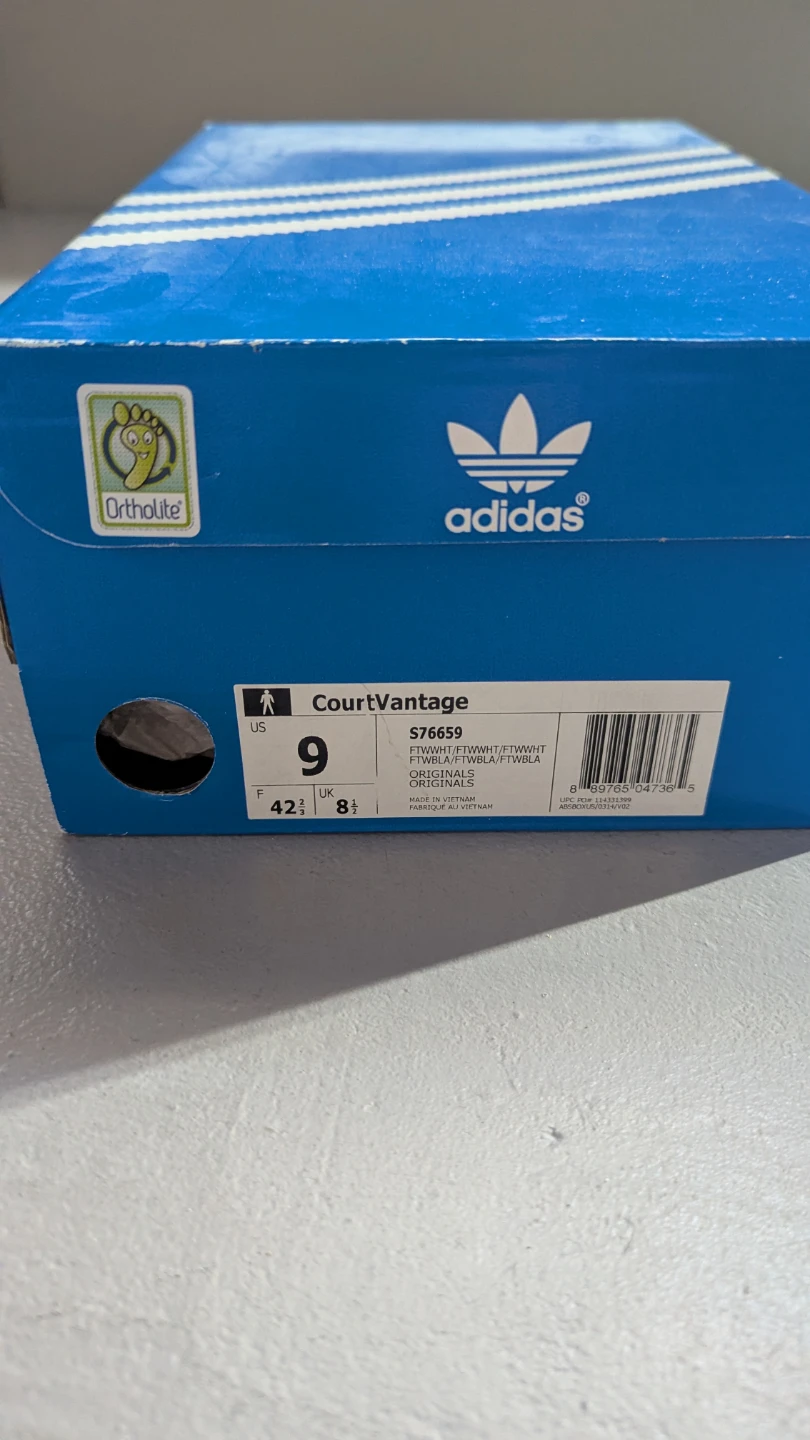 Adidas CourtVantage White Sneakers