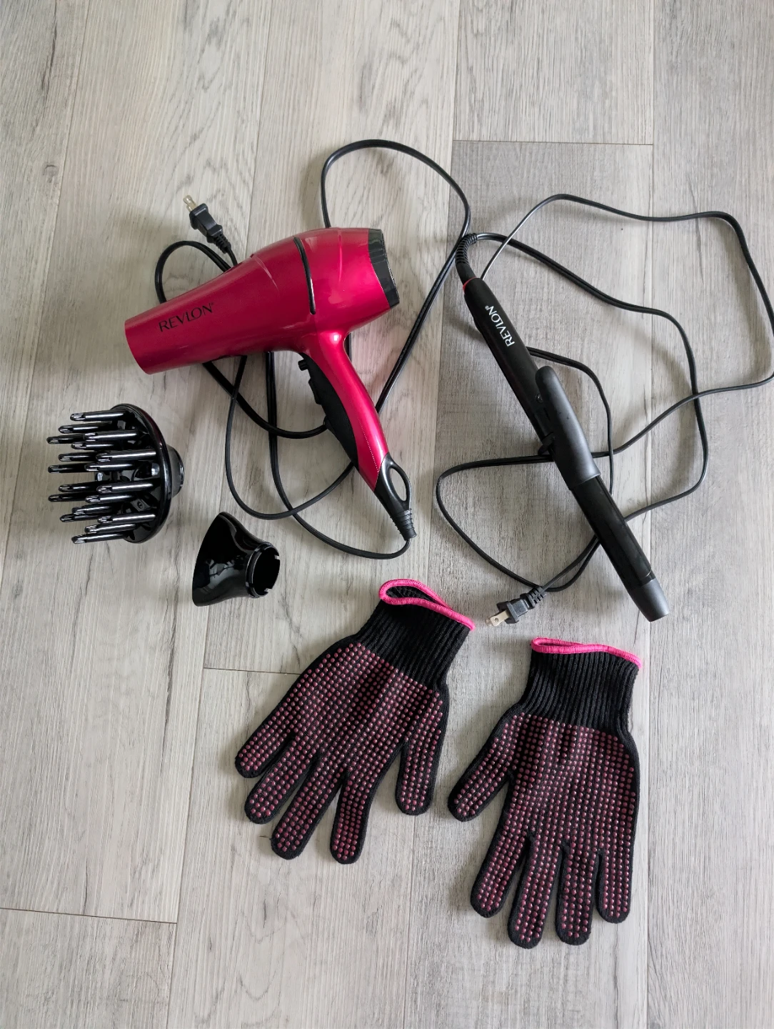 Revlon Hair Dryer & Curling Wand Set- New