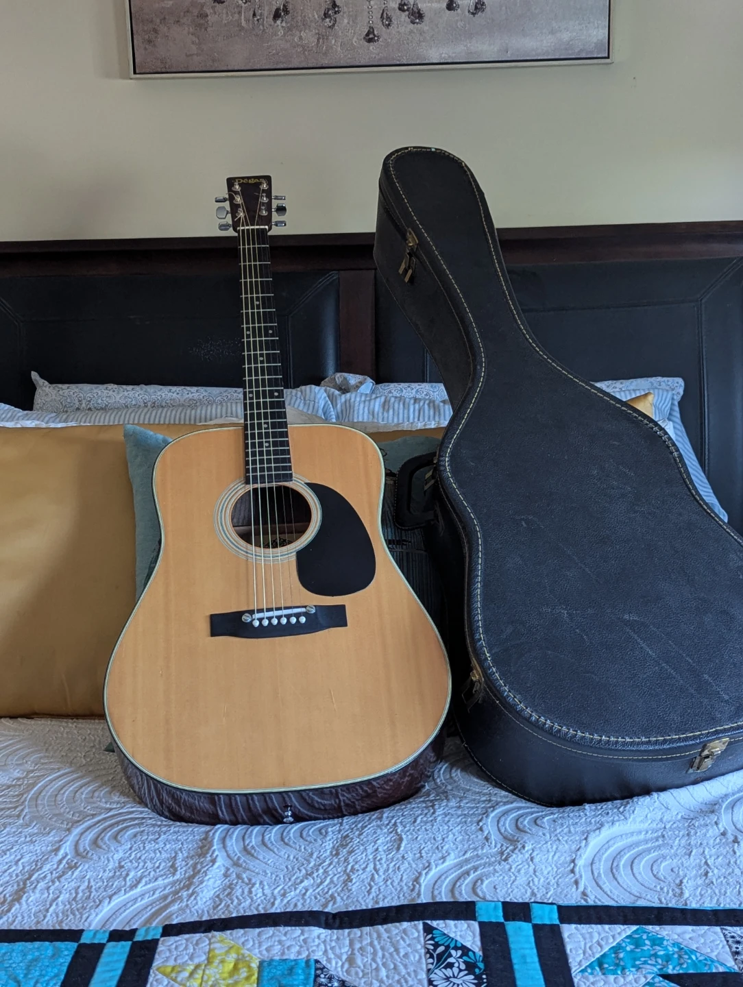 Degas vintage acoustic guitar