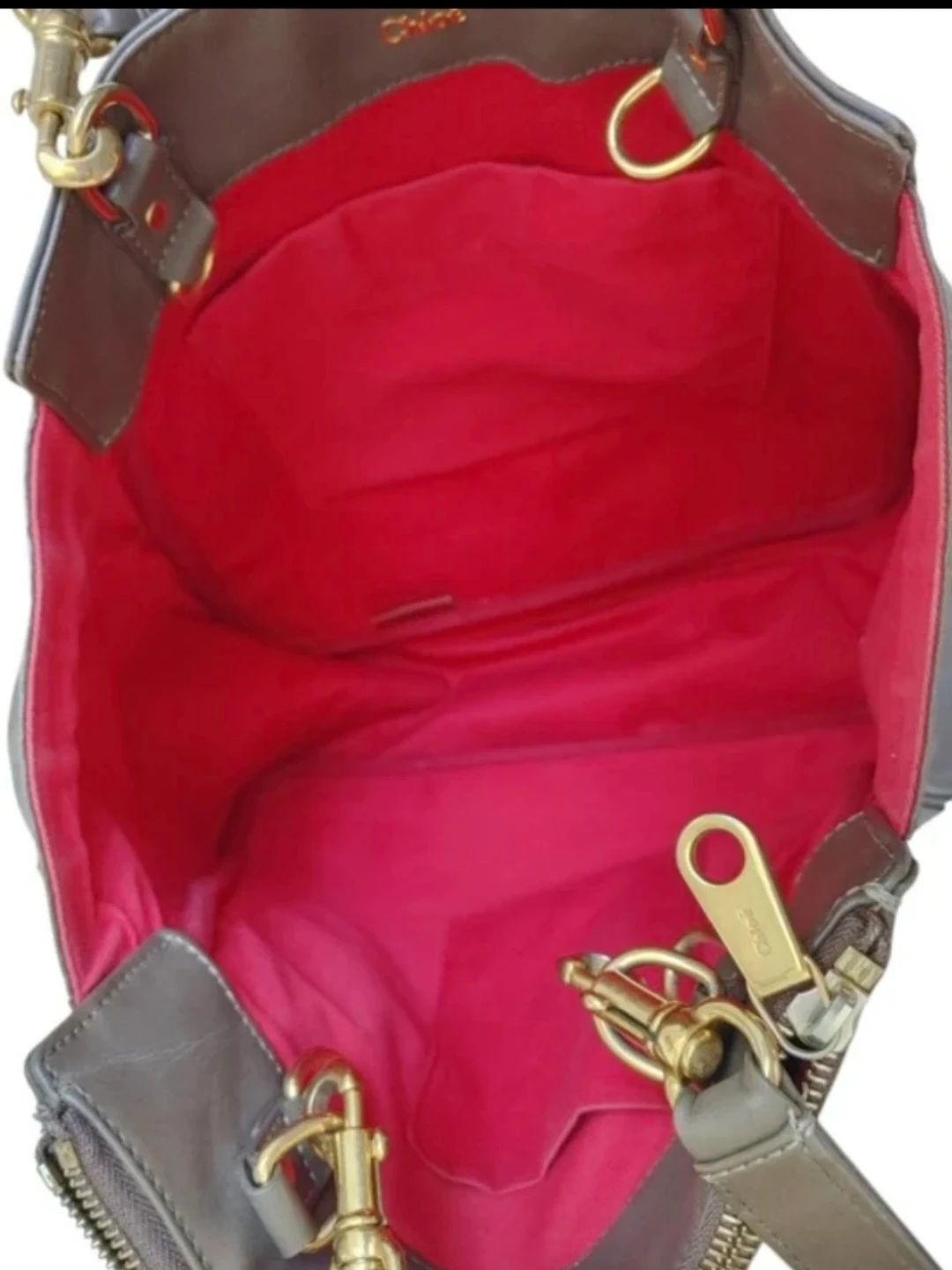Chloe Eden Leather Shoulder Tote Bag - photo 5