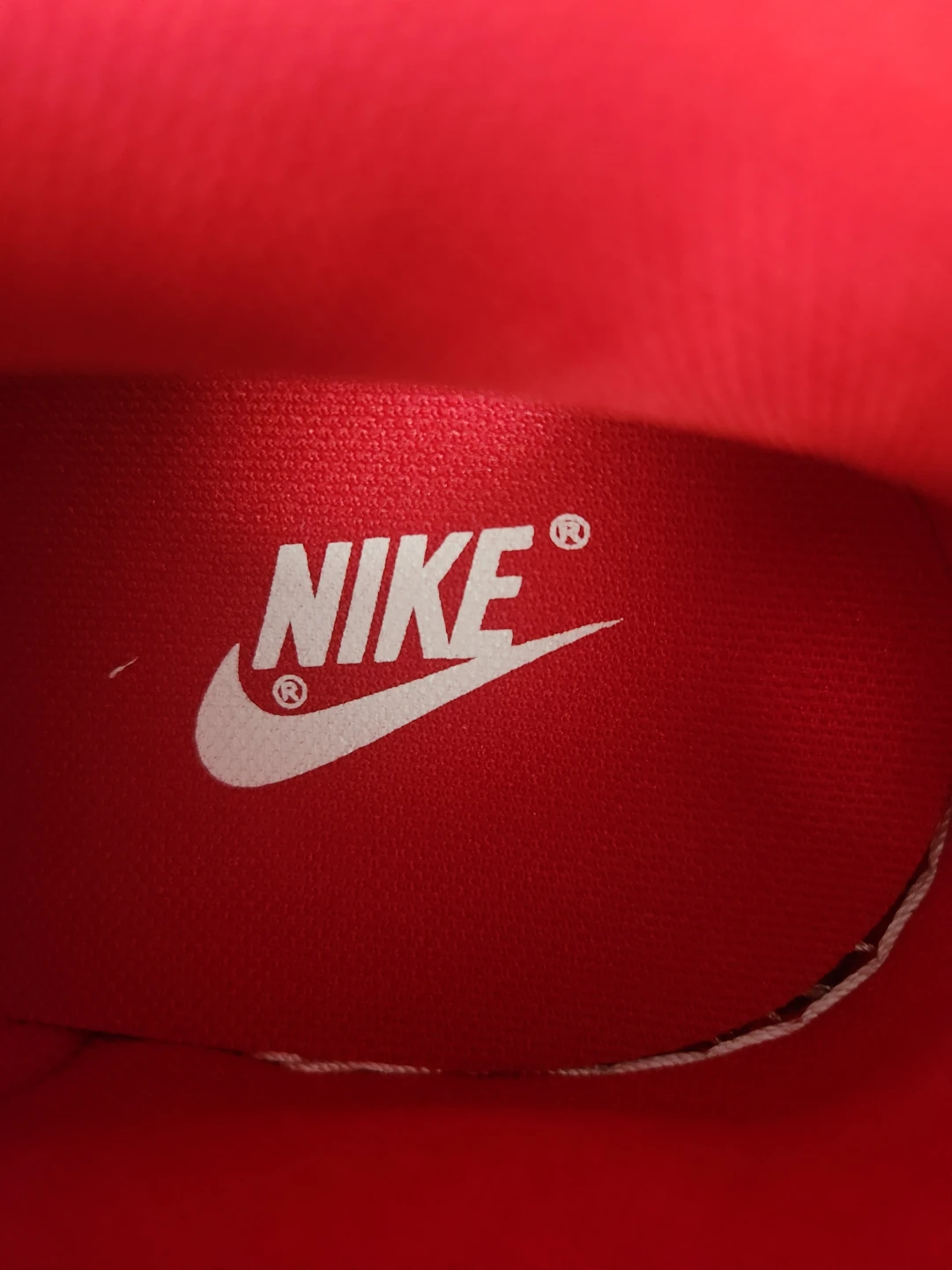 Nike Dunk Low White Red Men's Shoes - photo 4