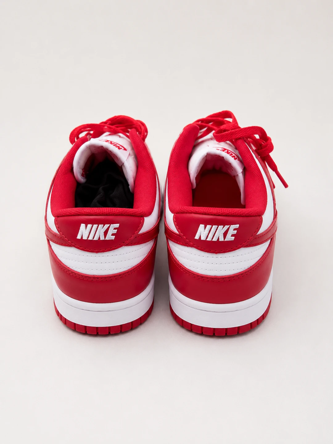 Nike Dunk Low White Red Men's Shoes - photo 5