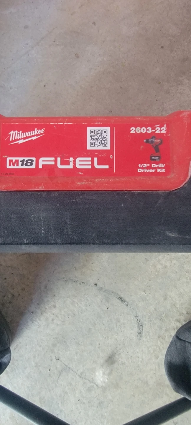 Milwaukee M18 FUEL 1/2" Drill/Driver Kit case only 2603-22