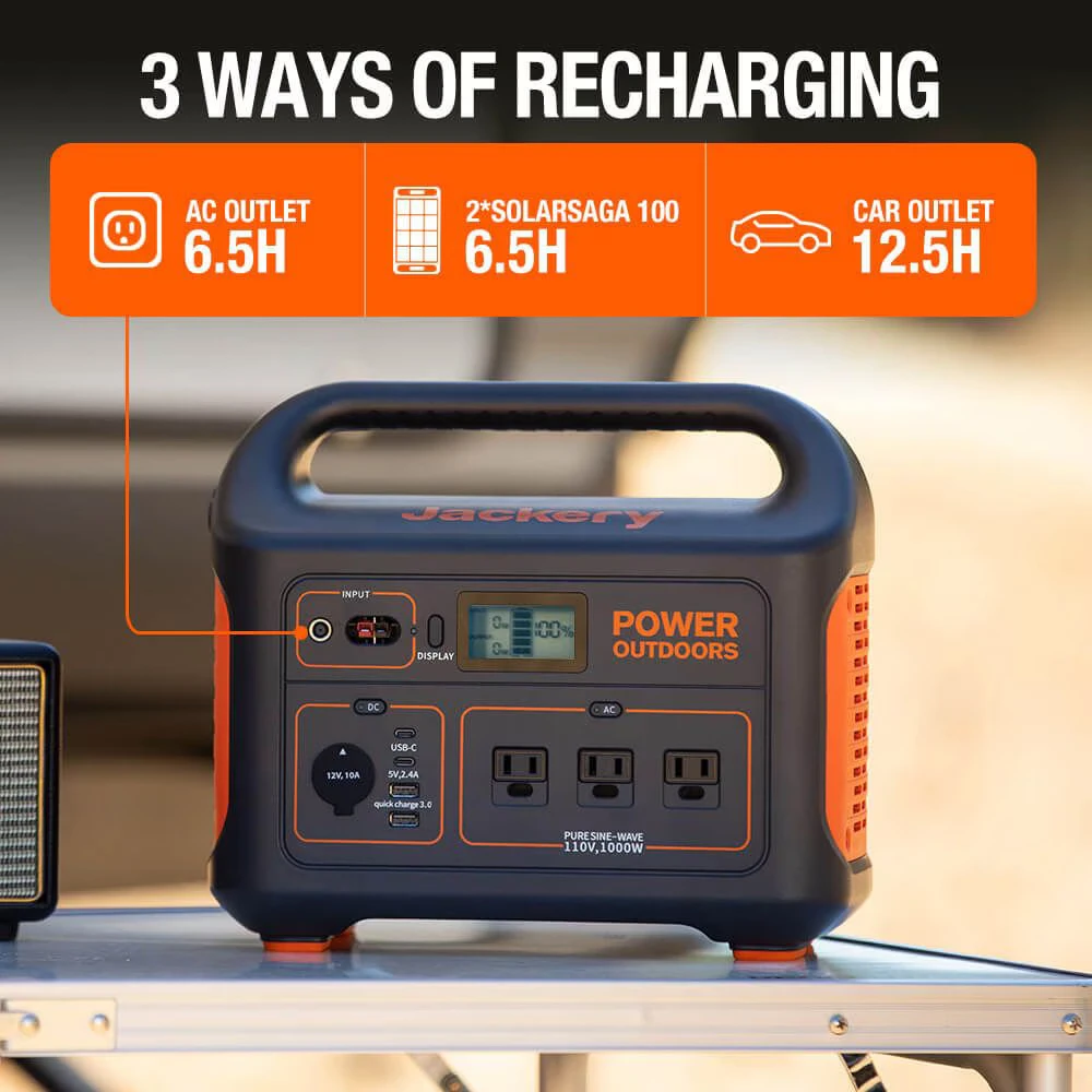 NEW Jackery Explorer 880 Portable Power Station Solar Generator - photo 5