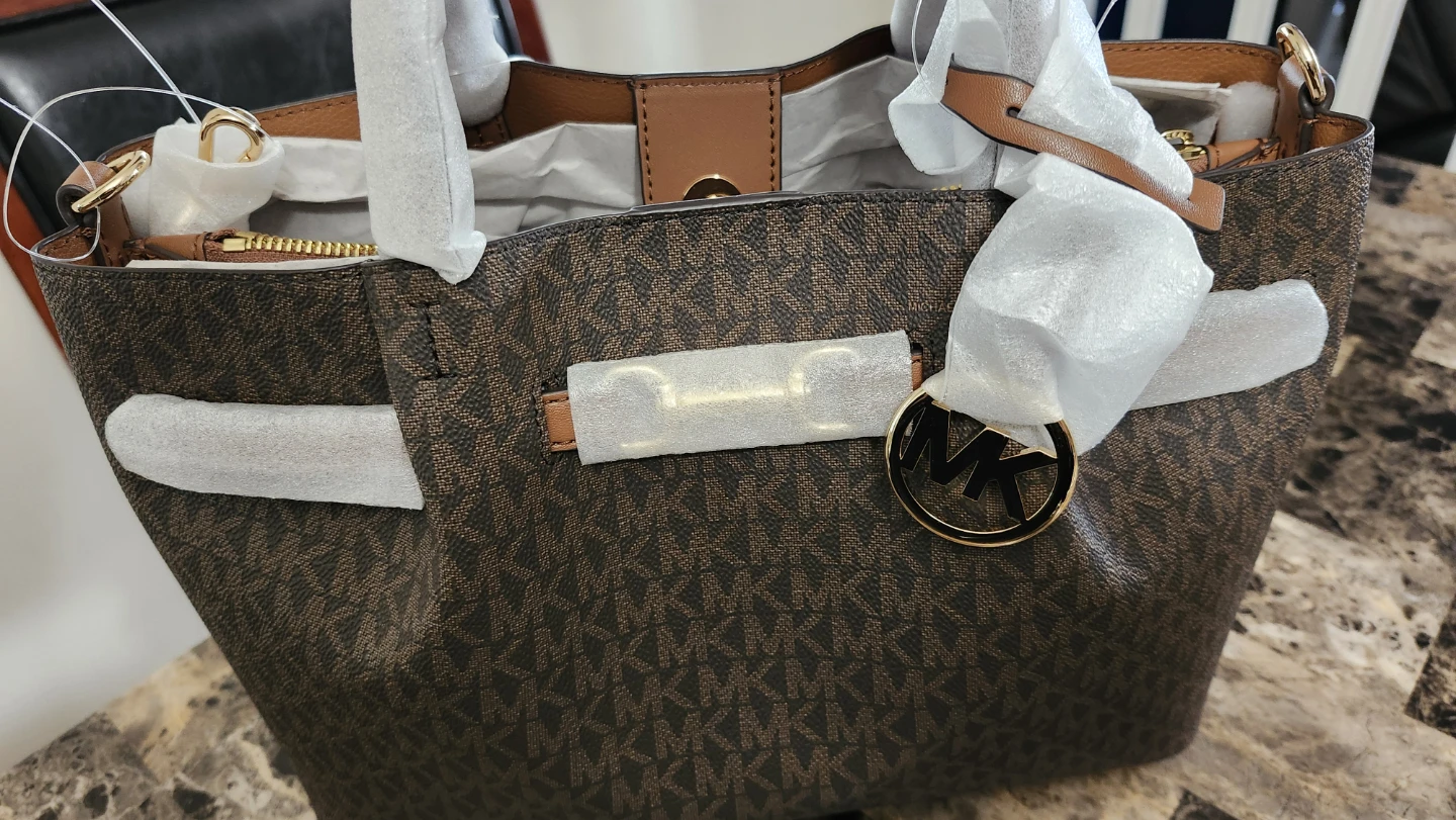 Michael Kors Carson MD CZ Satchel Brown - photo 3