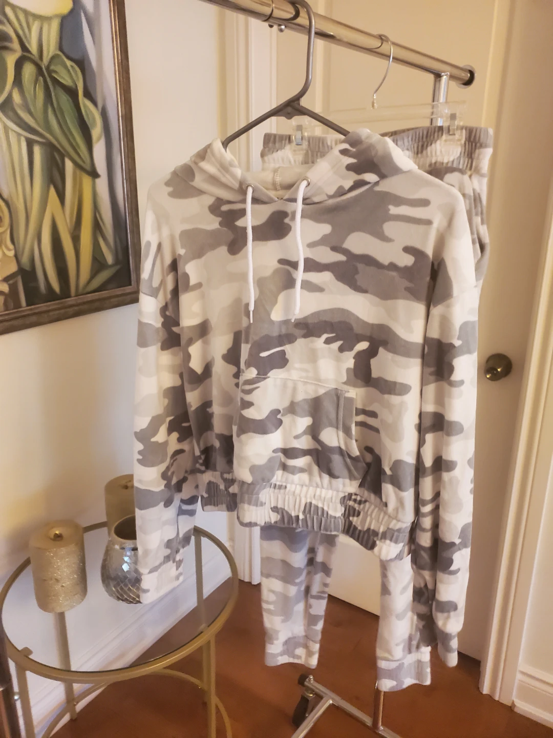 Camo Hoodie and Jogger Set