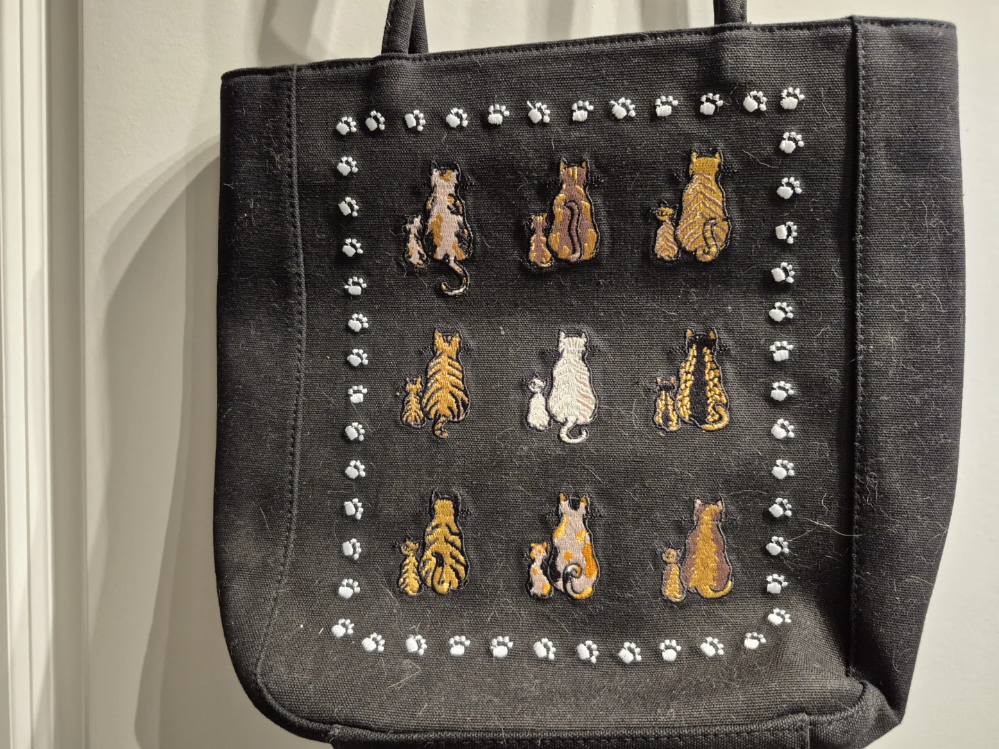 Black purse- Cat theme  ⚽️ - photo 2