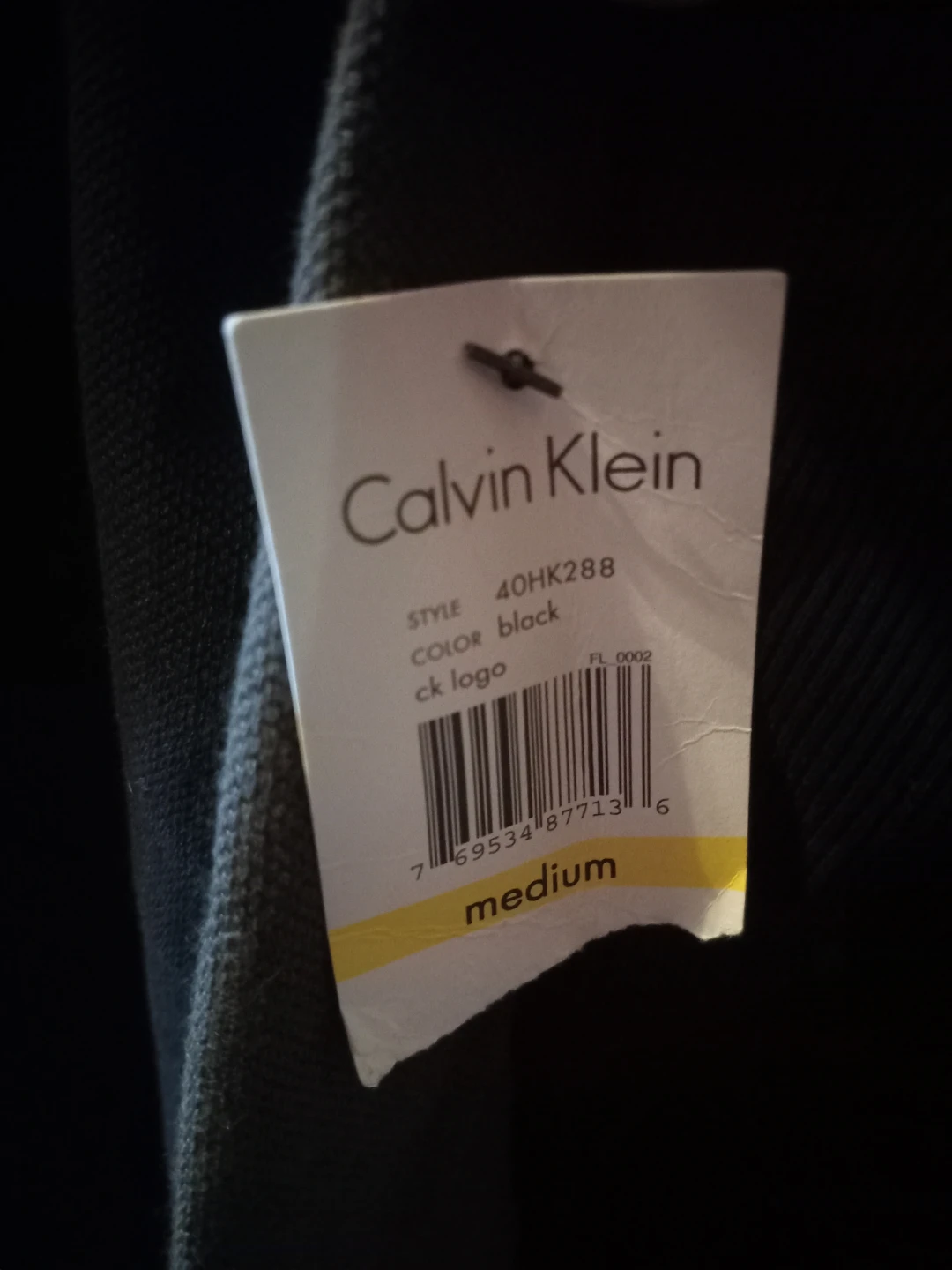 Brand New Calvin Klein Men's Black Pullover Sweater - Size M - photo 3