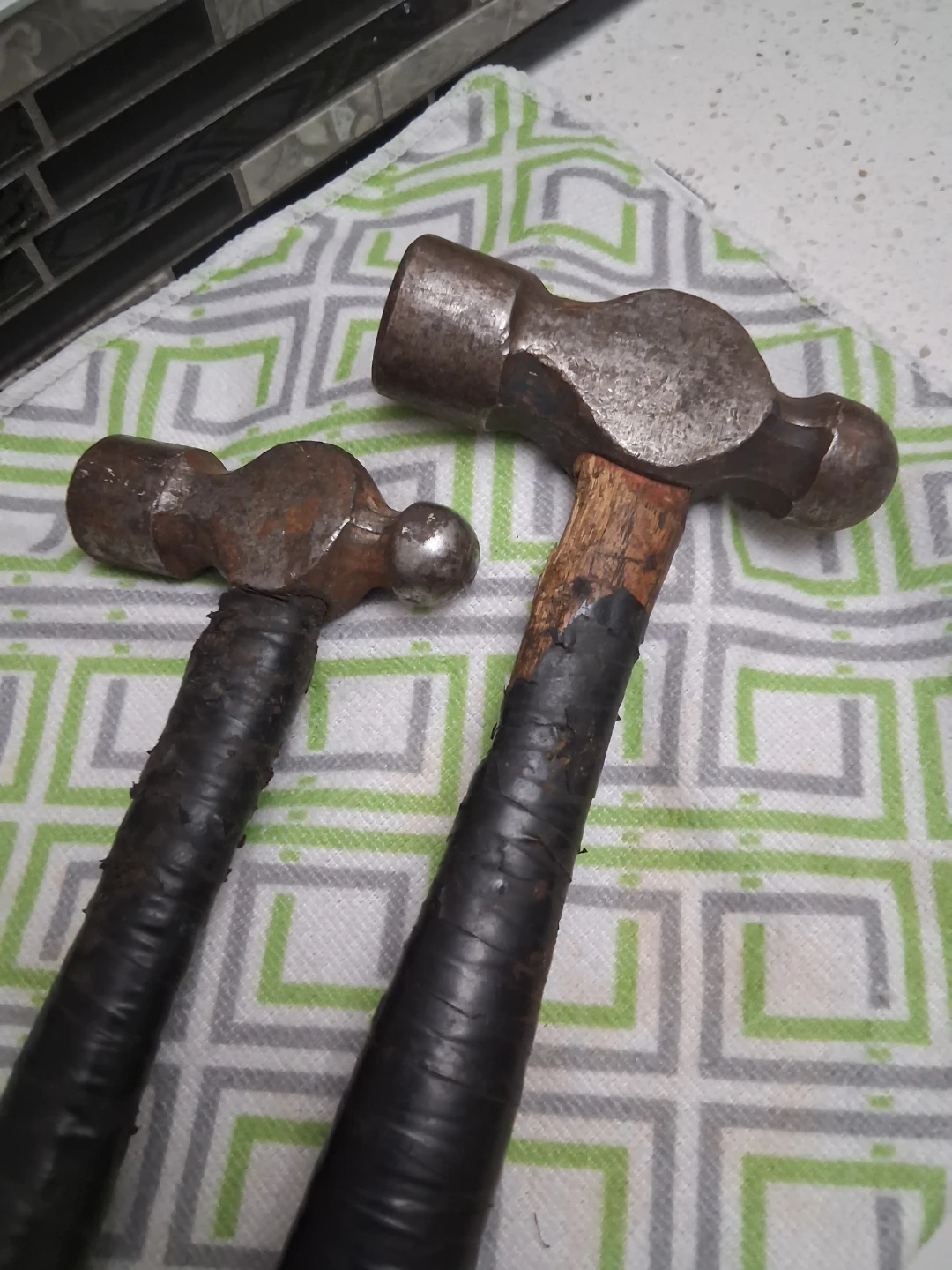 Vintage Ball Peen Hammers (Set of 2) - photo 3
