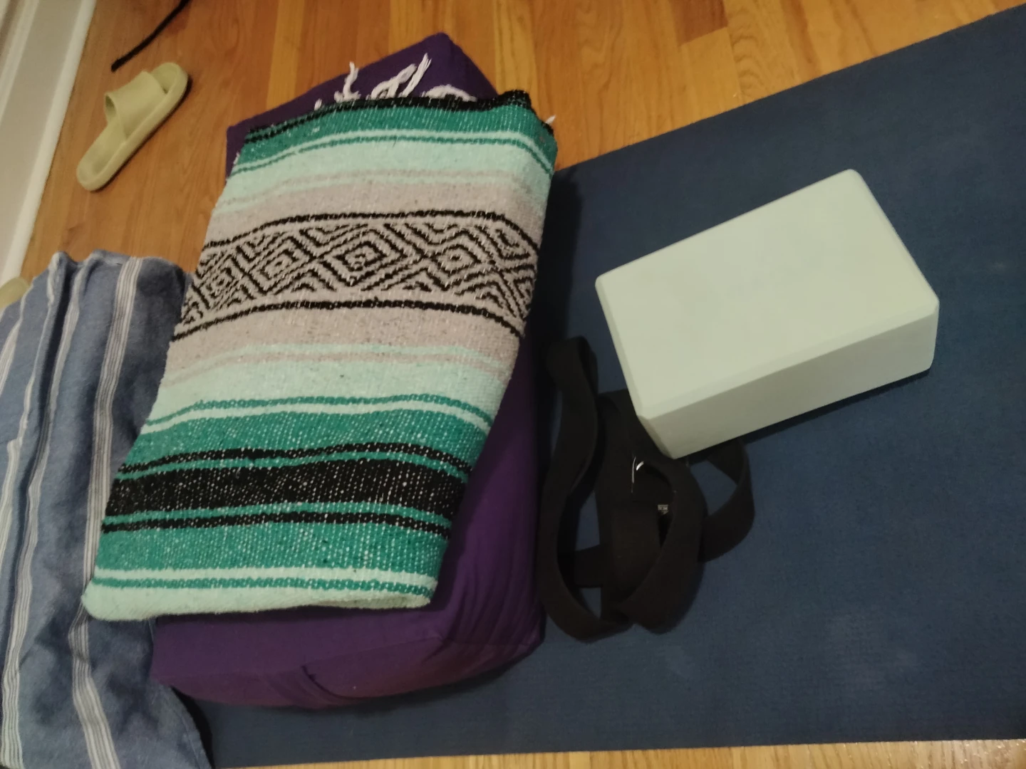 Mexican yoga blanket