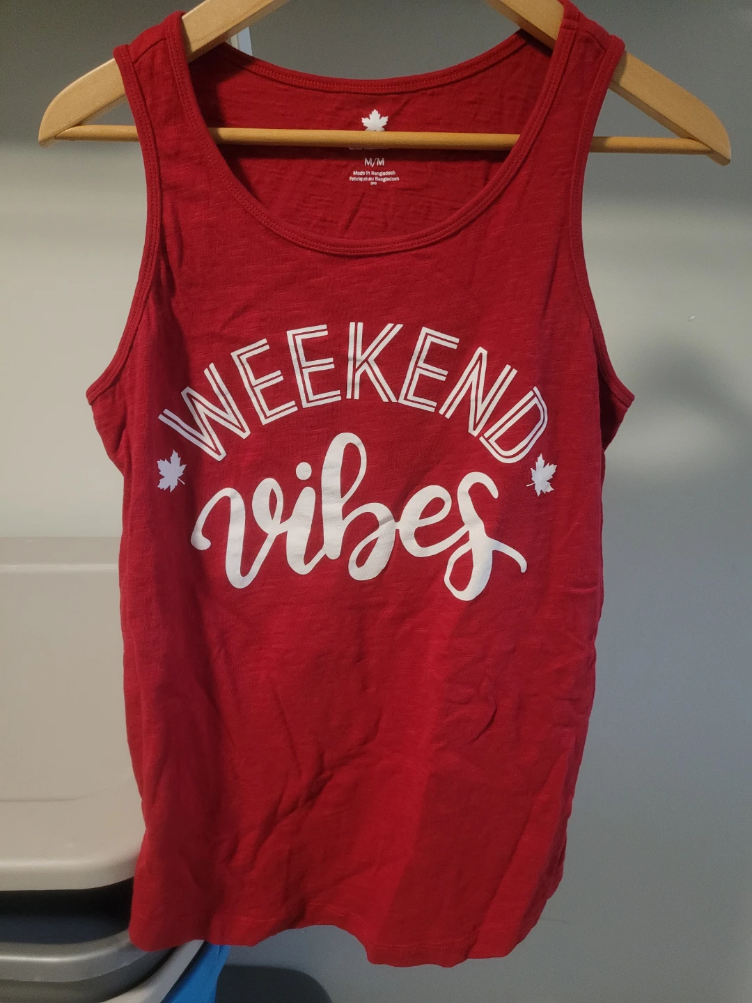Canadiana "Weekend Vibes" Tank Top M