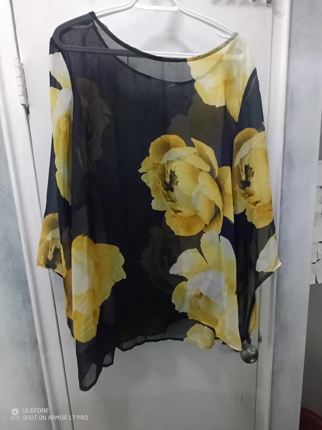 Women's Sheer Floral Blouse, new