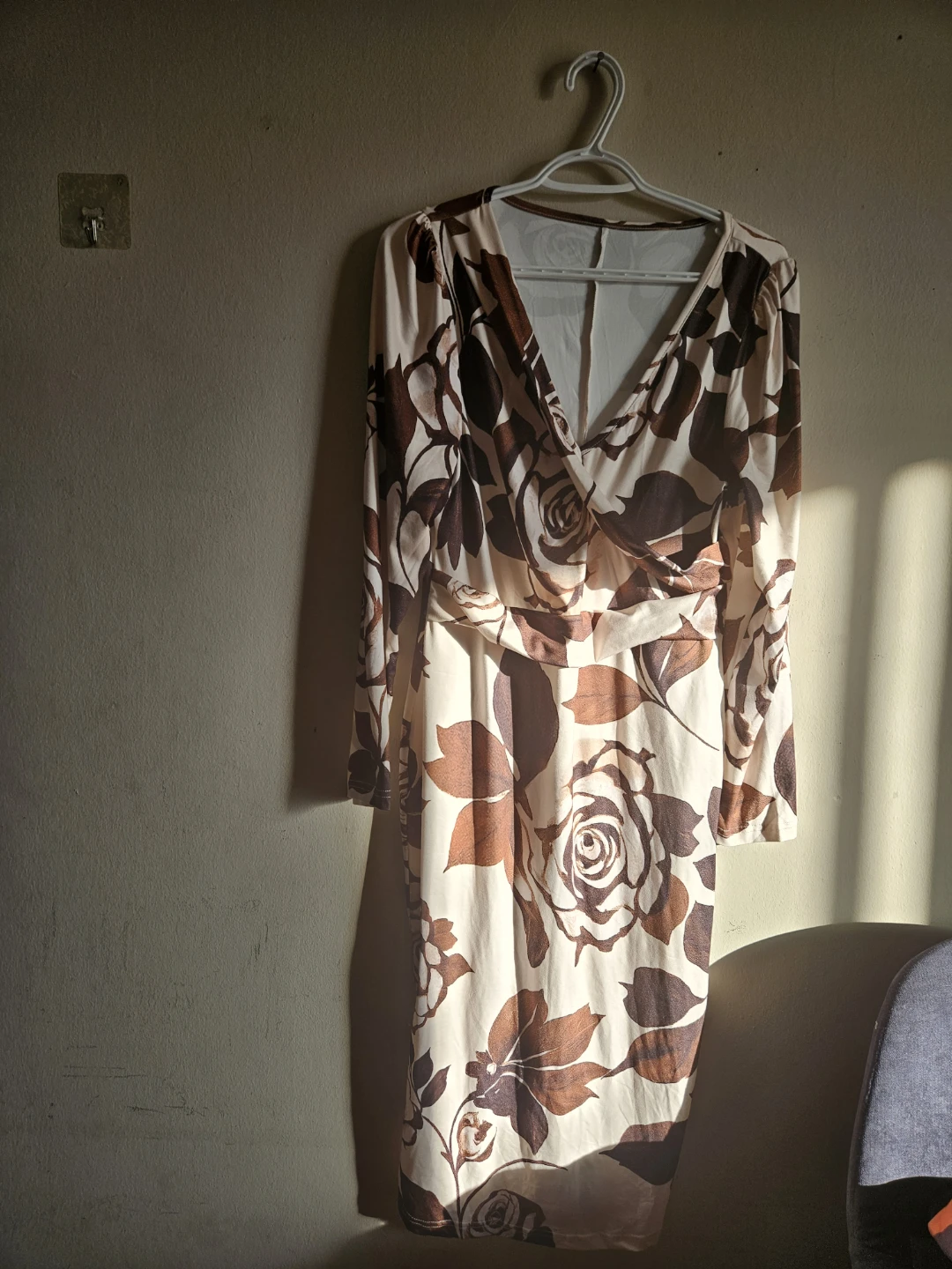 Women's Long Sleeve Floral Dress