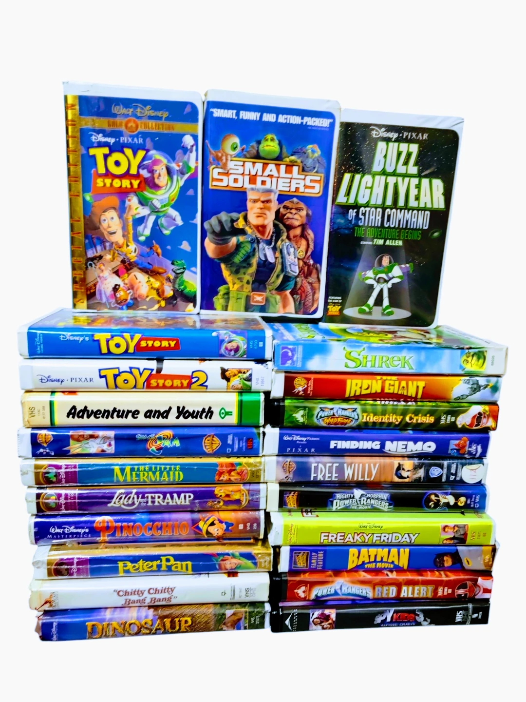 Vintage VHS Clam Shell Movie Tapes 100+ - photo 2