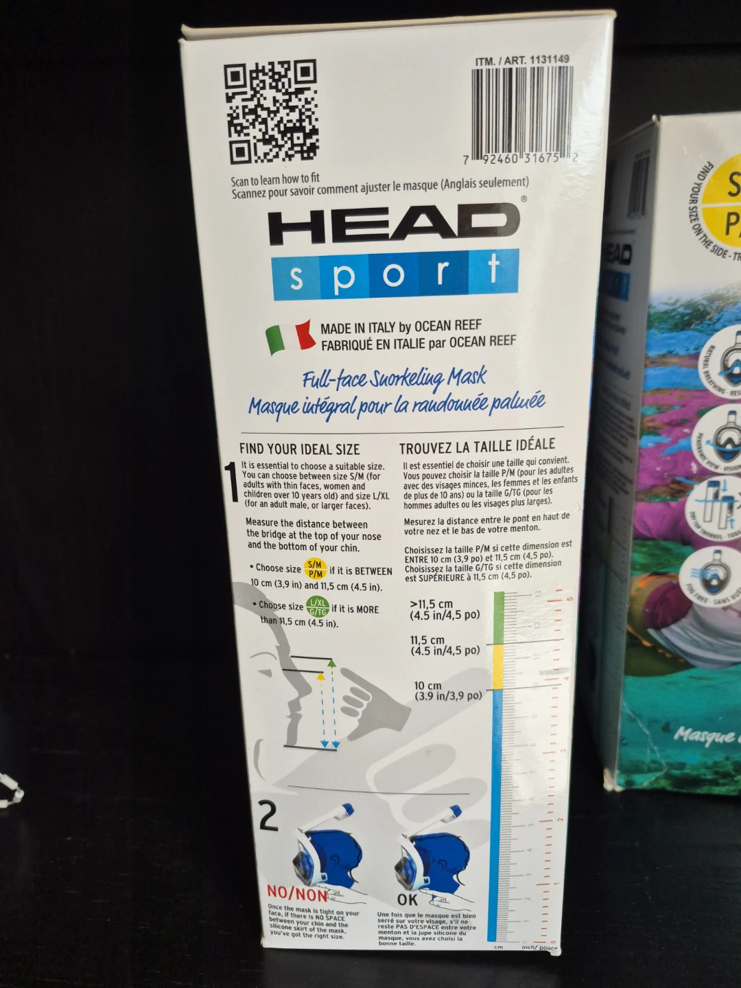HEAD Sport Full-Face Snorkeling Mask - S/M - photo 4