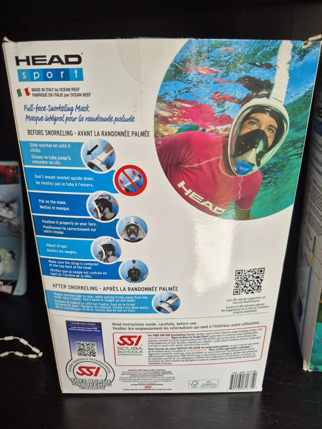 HEAD Sport Full-Face Snorkeling Mask - S/M - photo 5