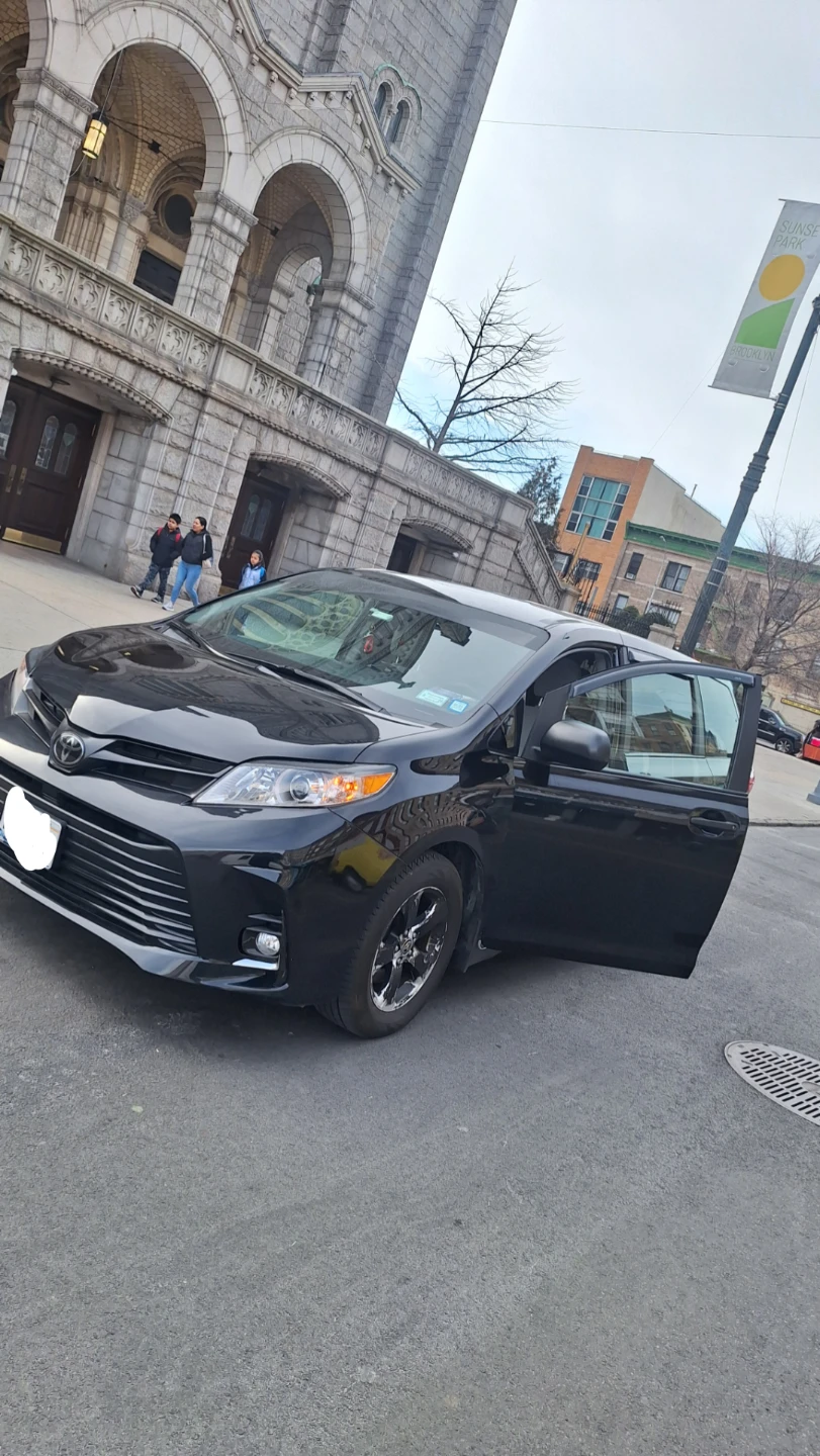 Black Toyota Sienna Minivan