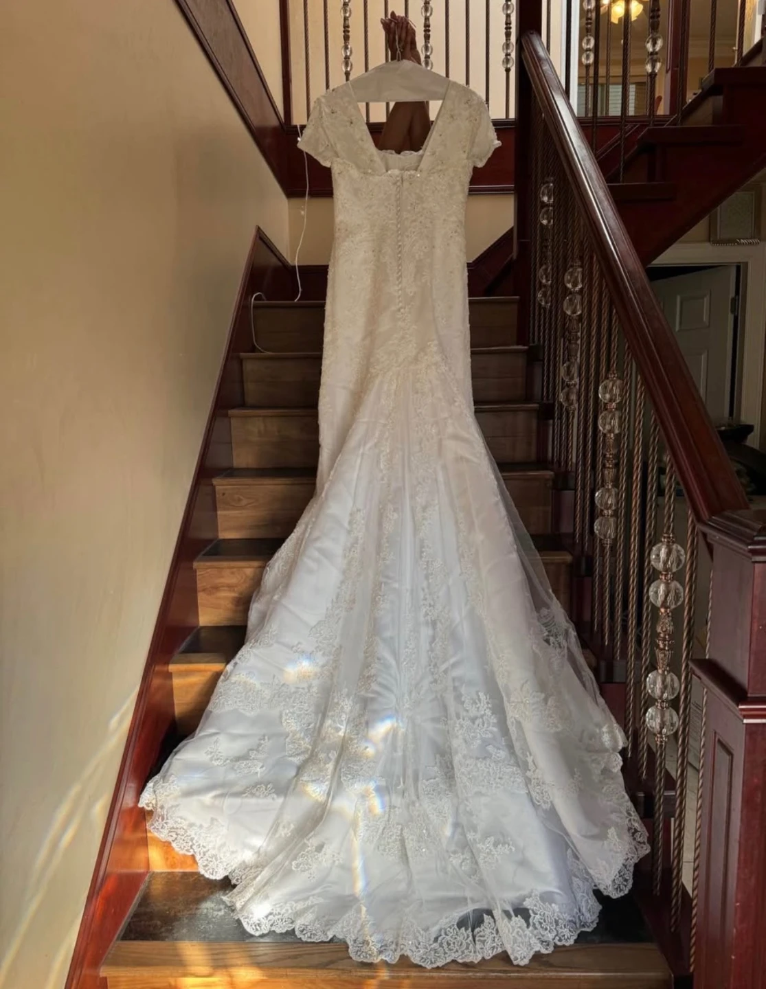 White Lace Wedding Dress