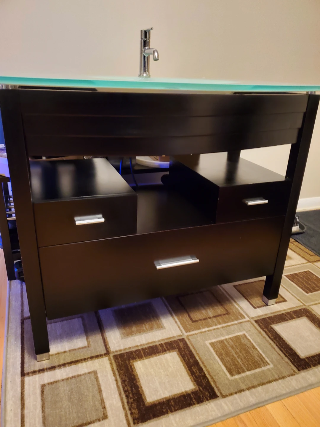 Delta Vanity with Glass Top and Sink - photo 2