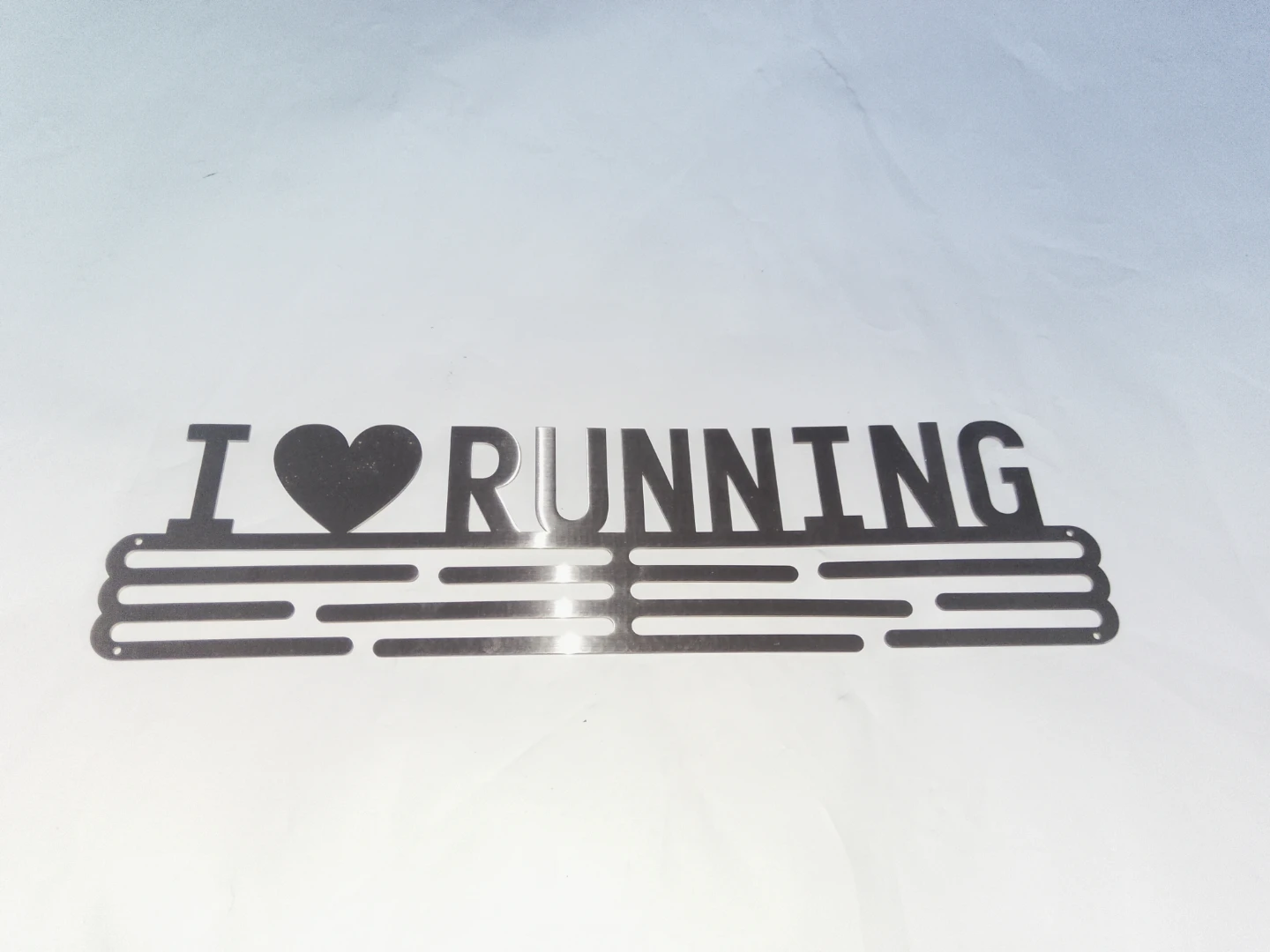I Love Running Metal Hanger sing