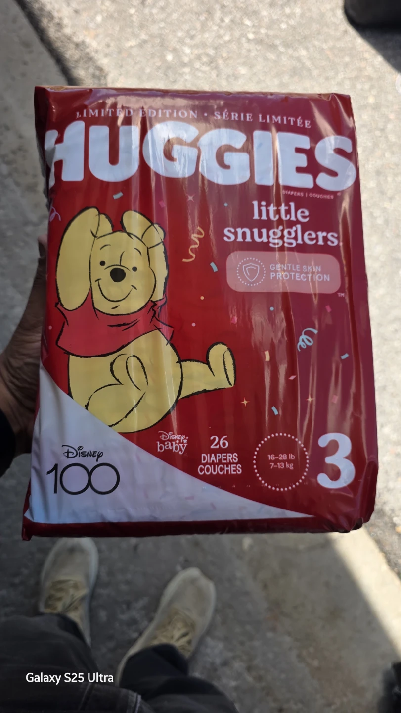 Huggies Little Snugglers Diapers Size 3 (156 ct)