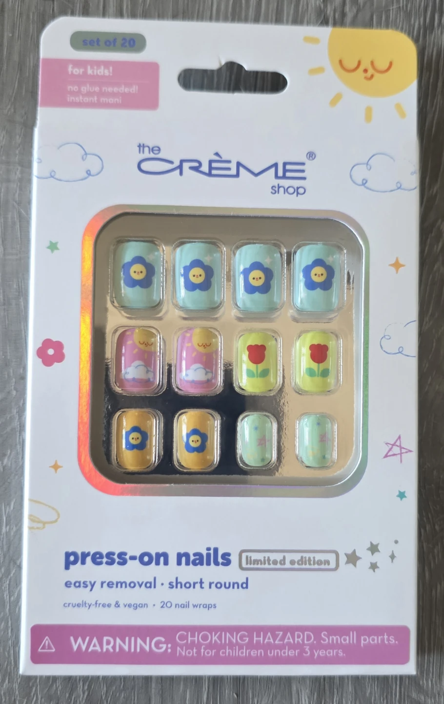 The Crème Shop Kids' Press-On Nails - Set of 20