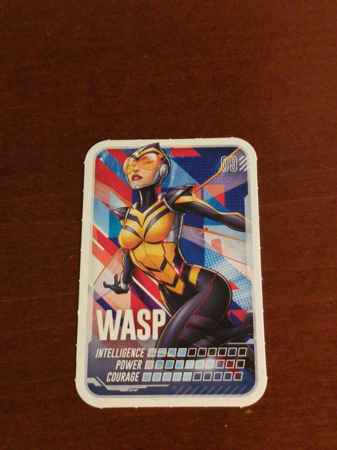 Marvel Wasp Trading Card