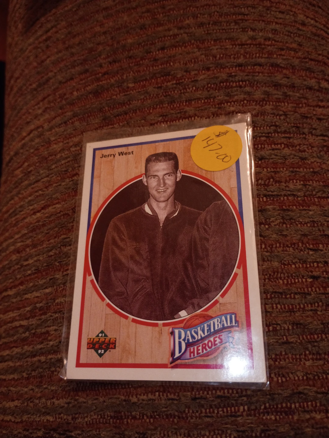1992 Upper Deck Jerry West Basketball Card
