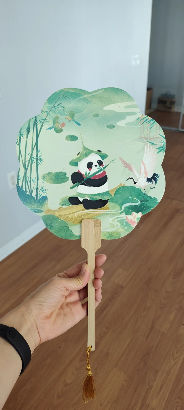Decorative Panda Fan