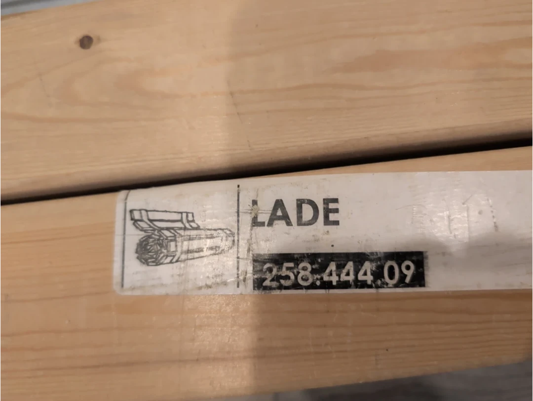 IKEA MALM Twin Bed Frame with LADE slats - photo 5