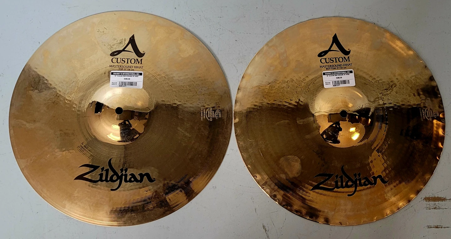 15" Zildjian A Custom Mastersound Hihat (25651377)