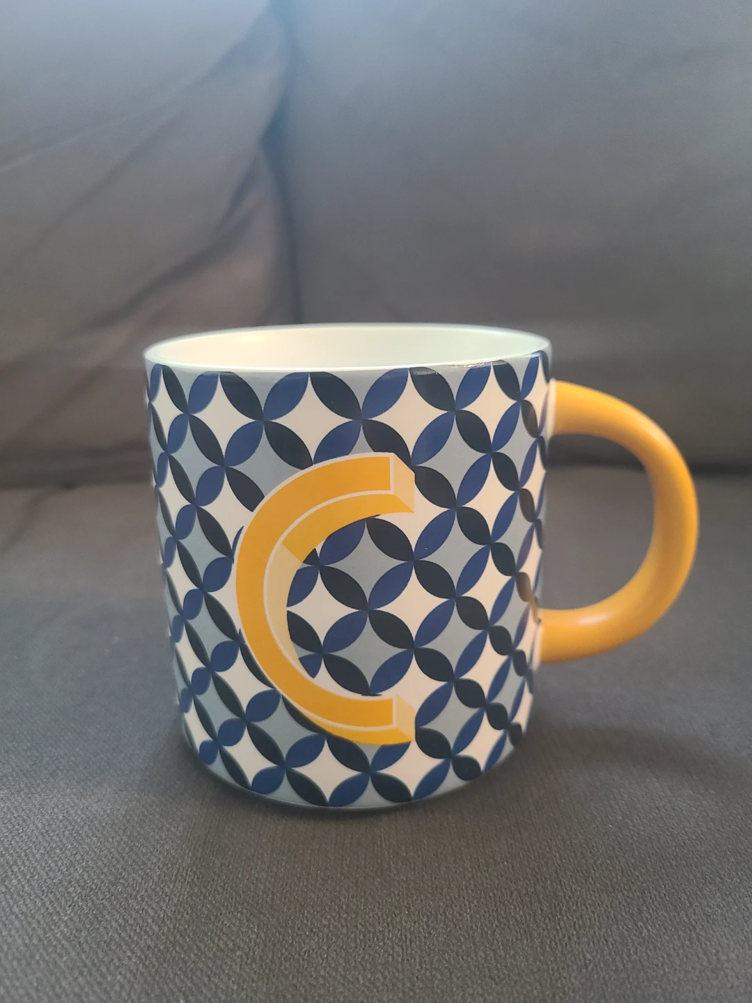 Indigo OUI Monogram "C" Mug ☕️ ⚽️