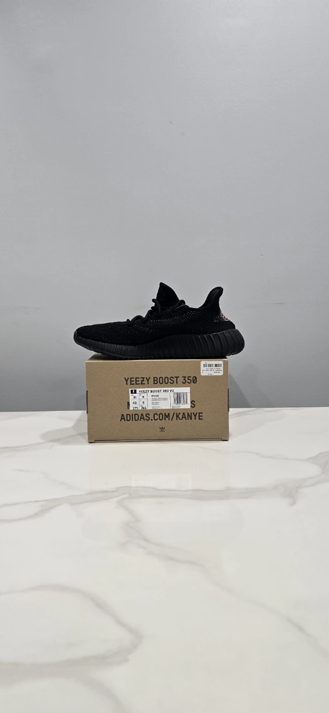 Adidas Yeezy 350 Core Black Copper size 9.5 - photo 3