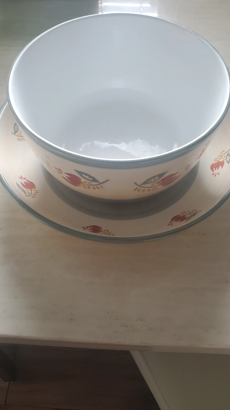 Decorative Ceramic Bowl and Plate Set