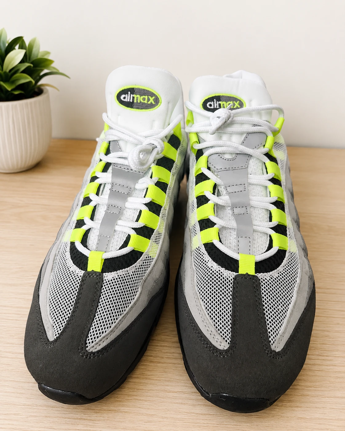 Nike Air Max 95 Neon Volt Grey Shoes