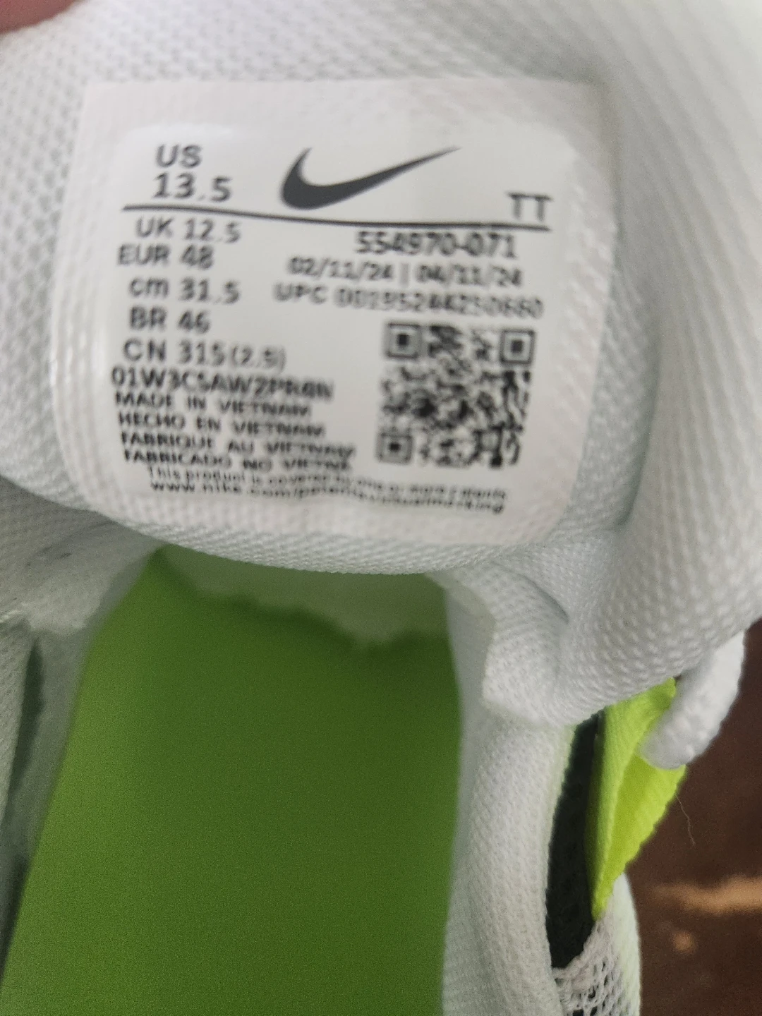 Nike Air Max 95 Neon Volt Grey Shoes - photo 5